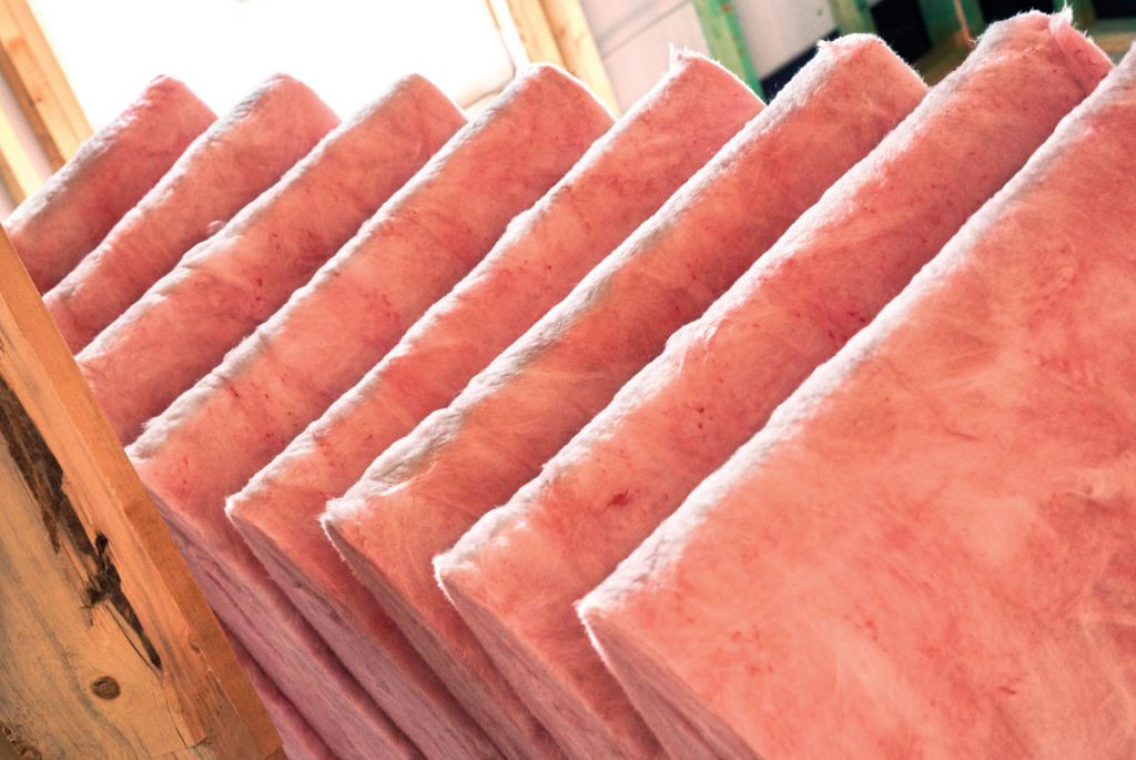 Pink fiberglass